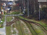 Snímek z 27. března 2007 zachycuje kračské zhlavní železniční stanice Praha-Braník. V levé části snímku je patrná železniční vlečka, která dříve pokračovala přes branickou vápenku až do Podolské cementárny.