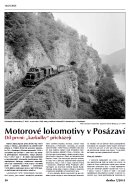 Článek - Motorové lokomotivy v Posázaví - díl první: "Karkulky" přicházejí